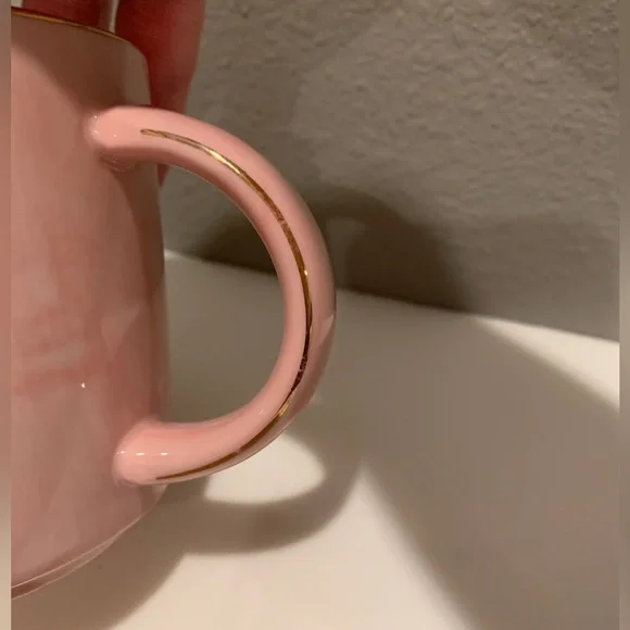 Best F❤️cking Friend Ever mug pink and white marbled Gold writing and trim - Picture 5 of 9